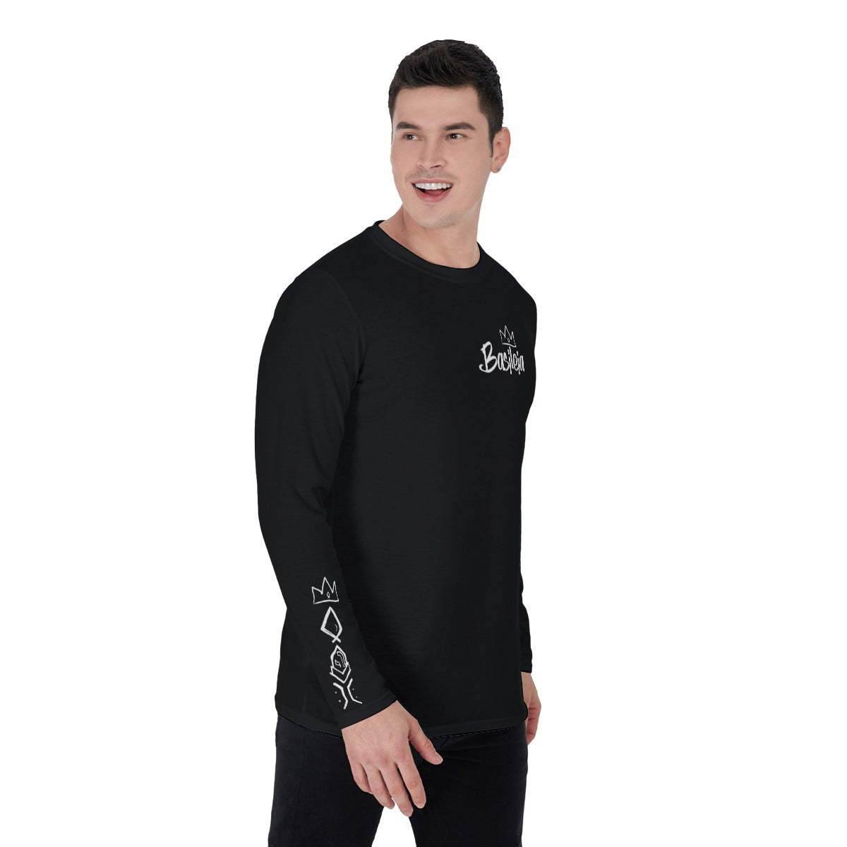 Black Basileia Long Sleeve T-Shirt