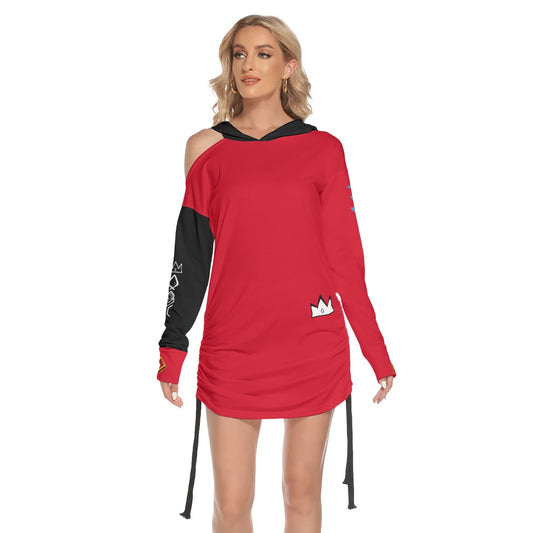 Windwalker Dress [Red+Black]