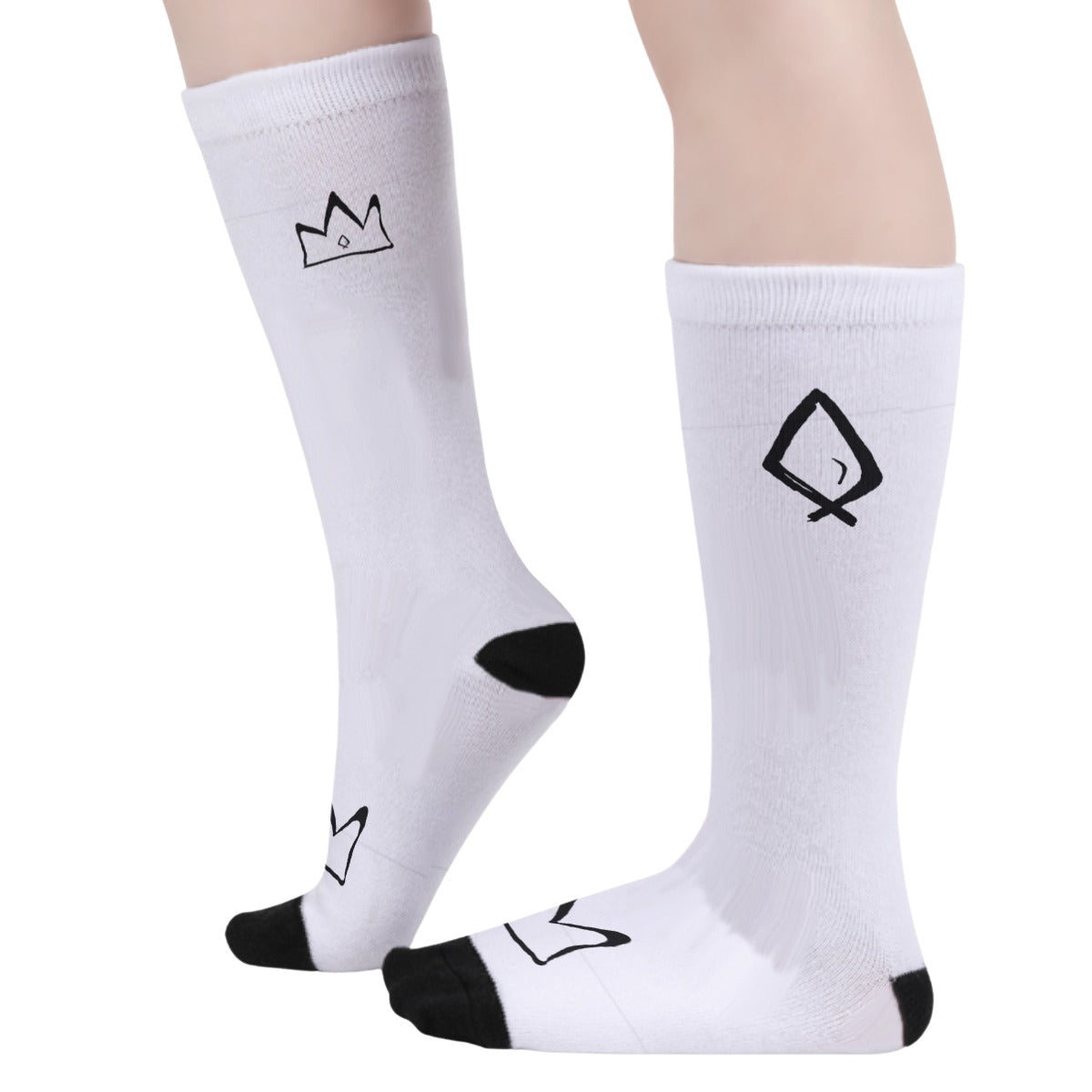 White Basileia Socks