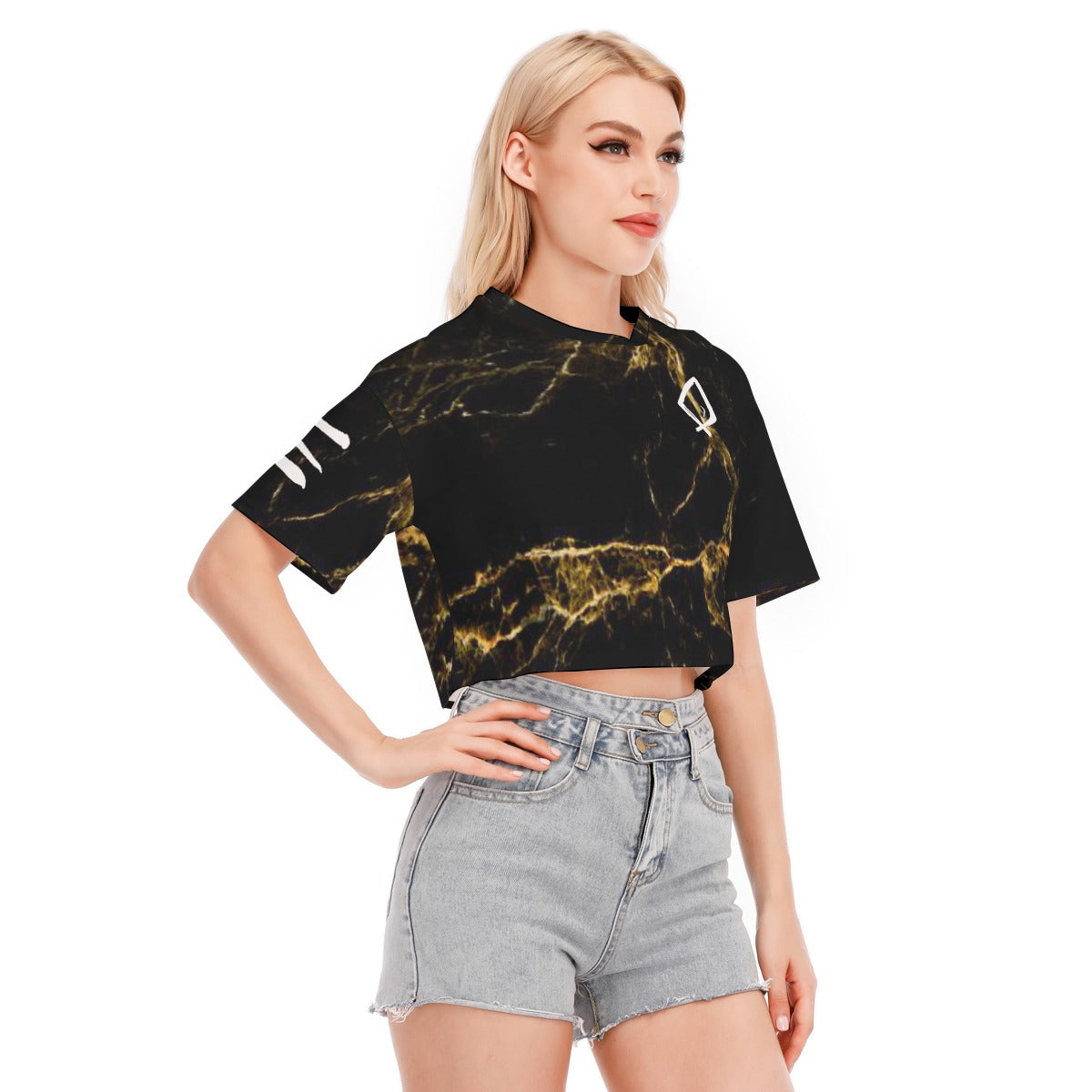 Women's Crop Top [Marble]