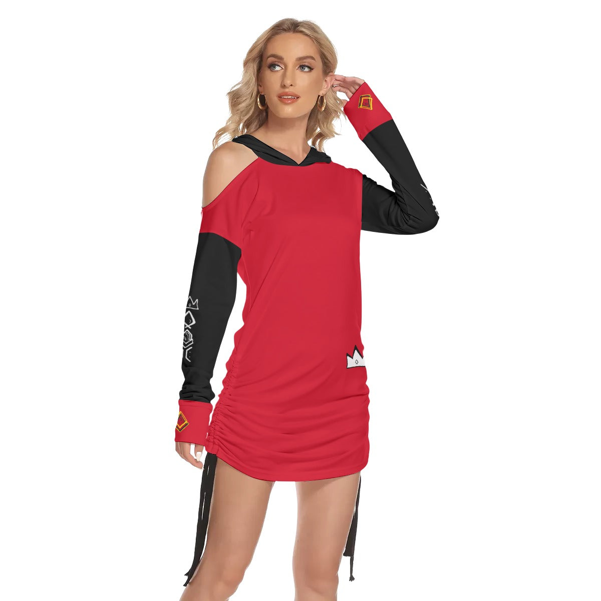 Windwalker Dress [Red+Black]