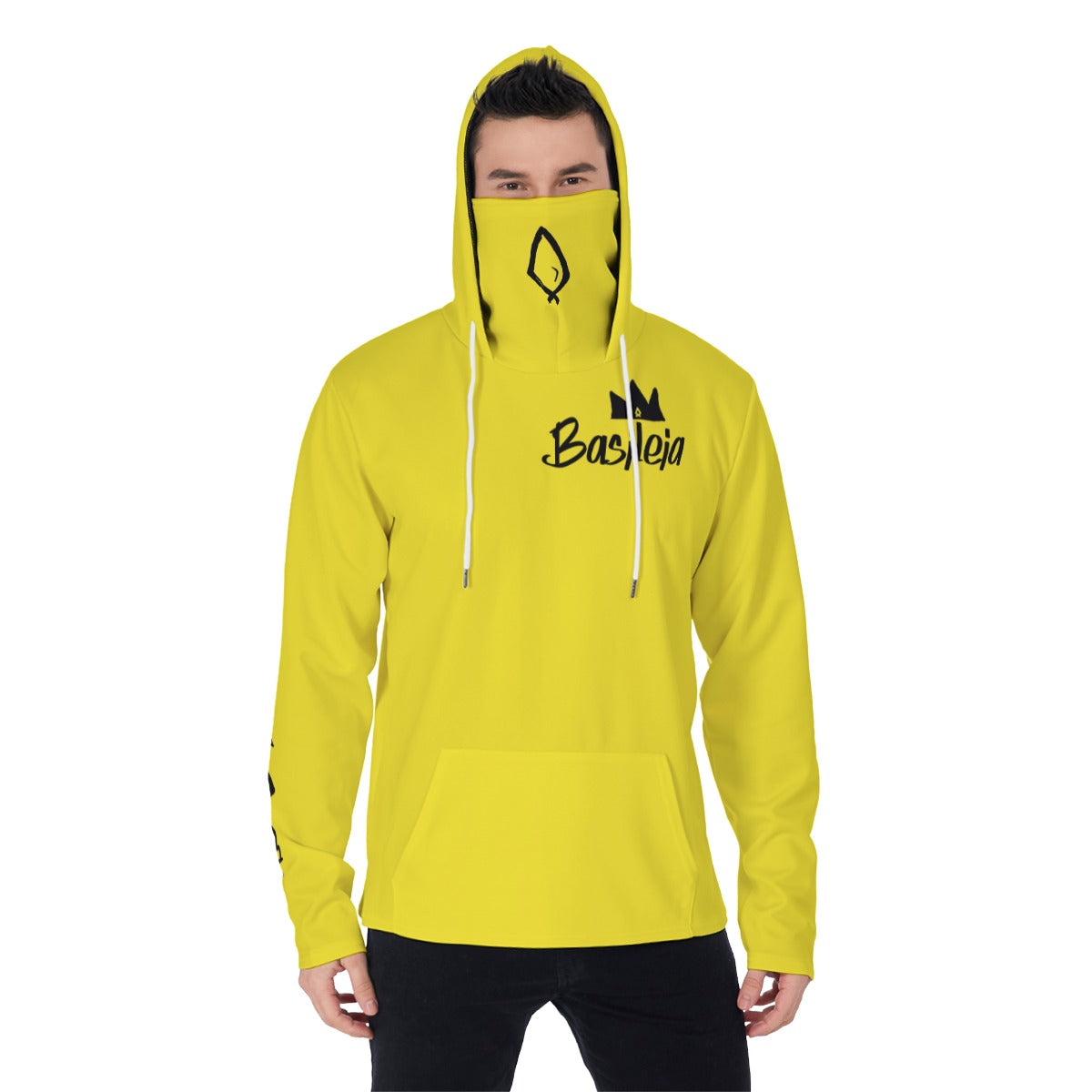 Yellow Basileia Masked Hoodie