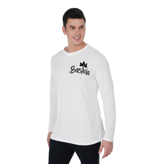 White Basileia Long Sleeve T-Shirt